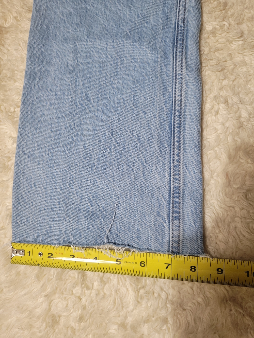 Abercrombie High Rise Loose Jean Light Blue Cotton Lyocell Blend W23 X L26 - Picture 14 of 16